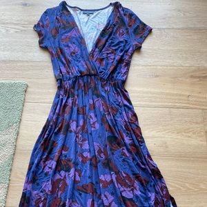 ModCloth midi knit dress. Purple and burgundy. Size L